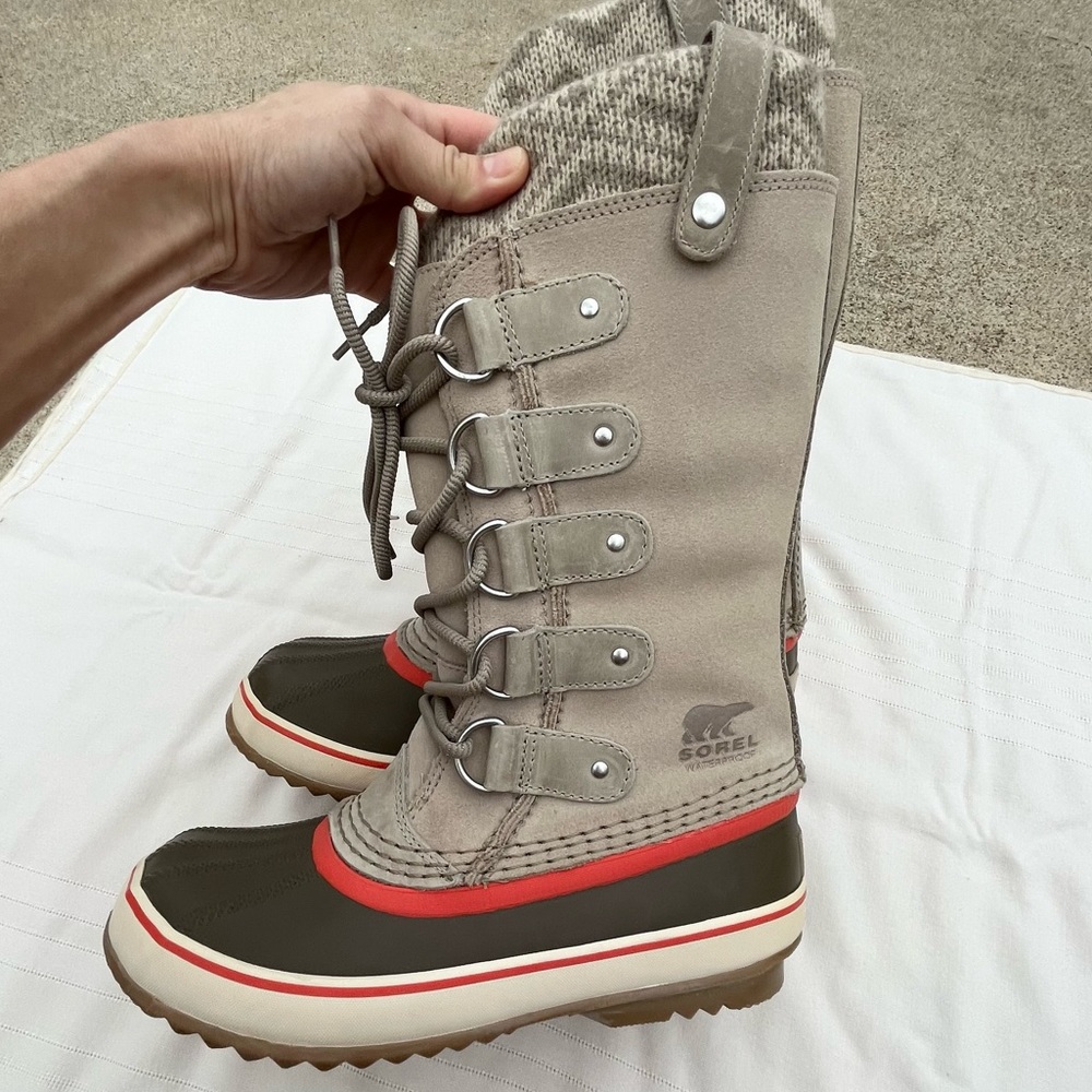 Sorel Joan of Arctic Winter Boots Fossil